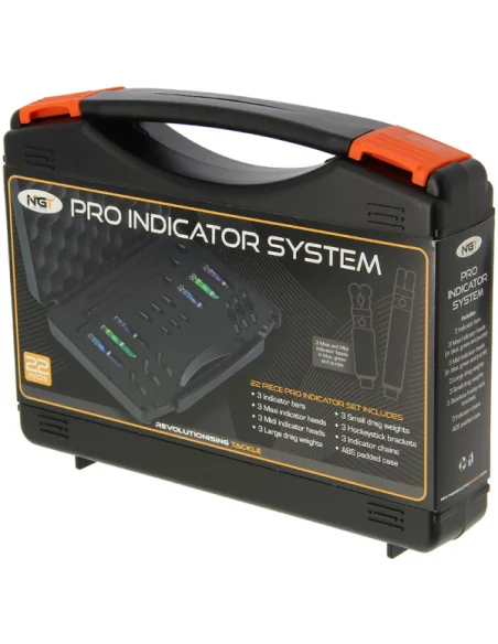 NGT Complete Profiler Indicator Set Hänger im Transportkoffer Geschenks Edition-Bissanzeiger & Bobbins-JJ-Fishing