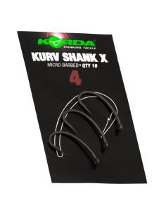 Korda Kurv Shank X Size 4 Micro Barbed 10Stk. Angelhaken Extra Scharf Ultra Stark-Hook & Co-JJ-Fishing 2