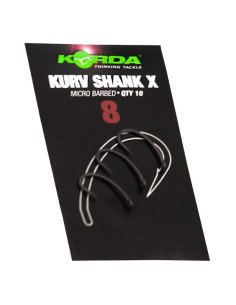 Korda Kurv Shank X Size 8 Micro Barbed 10 Stück Angelhaken Extra Scharf Ultra Stark-Hook & Co-JJ-Fishing 2