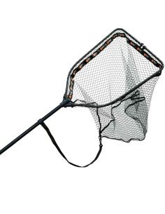 Zeck Fishing Folding Rubber Tele Net XL Gummierter Angelkescher Fischschonend Stufenlos Ausziehbar Spinnfischen-Kescher & Kes...