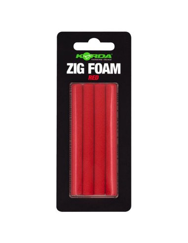 Korda Zig Foam Red 4 Stück Ultra Auftrieb Zig-Rig Bait-Zig-Rig Zubehör-JJ-Fishing