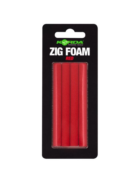 Korda Zig Foam Red 4 Stück Ultra Auftrieb Zig-Rig Bait-Zig-Rig Zubehör-JJ-Fishing