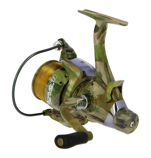 NGT Camo 60 Angelrolle Freilaufrolle mit Schnur-Freilaufrollen-JJ-Fishing NGT Camo 60 Angelrolle Freilaufrolle mit Schnur-Freilaufrollen-JJ-Fishing