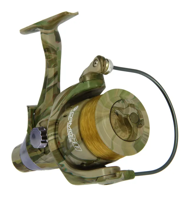 NGT Camo 60 Angelrolle Freilaufrolle mit Schnur-Freilaufrollen-JJ-Fishing NGT Camo 60 Angelrolle Freilaufrolle mit Schnur-Freilaufrollen-JJ-Fishing