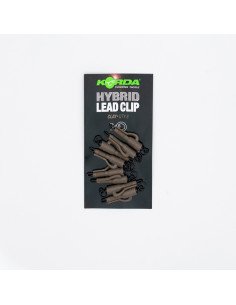 Korda Hybrid Lead Clip Caly 8 Stück Safty Clip integrieter Swivel-Vorfachmaterial & Montage-Zubehör-JJ-Fishing