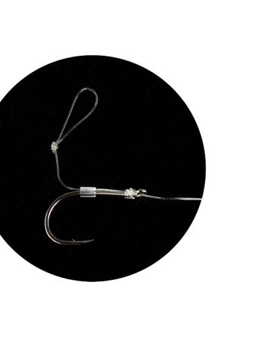 Nevis Feeder Hair Rig Größe 6 0,25mm 5 Stück Feedervorfach Karpfenrig-Vorfächer-JJ-Fishing