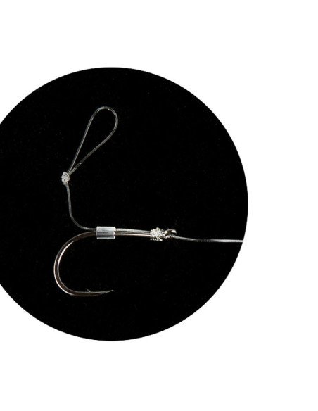 Nevis Feeder Hair Rig Größe 6 0,25mm 5 Stück Feedervorfach Karpfenrig-Vorfächer-JJ-Fishing