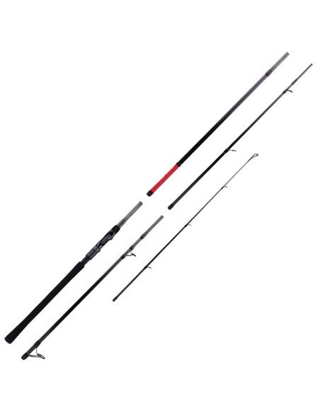 Zeck Fishing Troy 270cm 15-50g Spinnrute Reiserute 5 Teilig mit Hardcase Transporttasche Raubfisch Angelrute-Travel Reiserute...