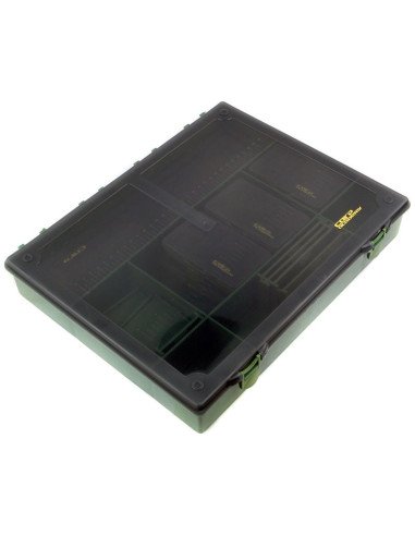 Carp Academy Carp Tackle Box All-In-One Set Green End Tackle Box-Tackle Boxing-JJ-Fishing