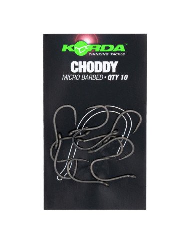 Korda Choddy Size 6 Micro Barbed 10 Stück Hinged-Stiff & Chod Rig Angelhaken Pop Up Montage Extra Scharf Extra Stark-Hook & C...