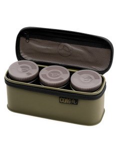 Korda Compac Tea Set 3 People 3 Becher 3 Kunststoffdosen 1 Teelöffel Transporttasche Cutlery Bag-Outdoor Cooking-JJ-Fishing