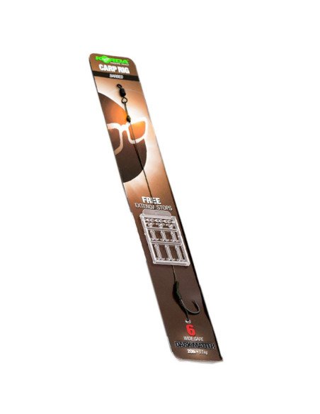 Korda Dark Matter Rig Wide Gape Size 6 20lb Angelvorfach schnell sinkend-Vorfächer-JJ-Fishing