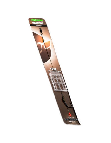 Korda Dark Matter Rig Wide Gape Size 4 20lb Angelvorfach schnell sinkend-Vorfächer-JJ-Fishing