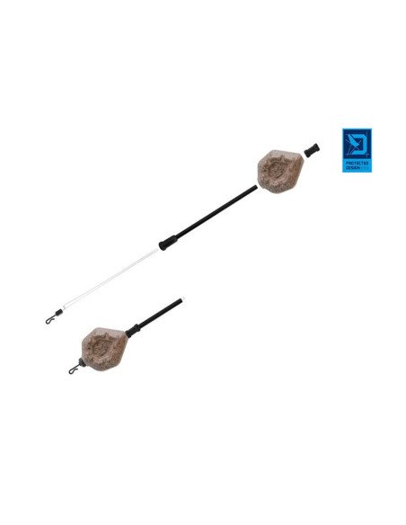 Delphin CyberBARBED PVA Tube 50g 1 Stück Inline Blei Coated Angelblei Weitwurf-Blei-JJ-Fishing