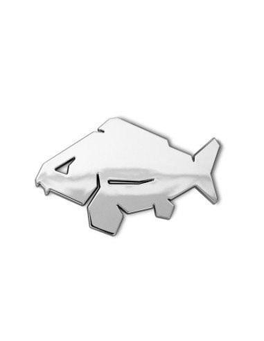 Delphin CARP Chrom 3D-Aufkleber Sticker Karpfen-Diverse Geschenkideen-JJ-Fishing