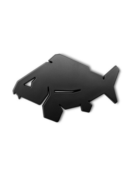 Delphin CARP Schwarz 3D-Aufkleber Sticker Karpfen-Diverse Geschenkideen-JJ-Fishing