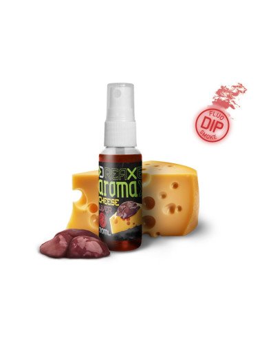 Delphin AromaX Käse & Leber Dip-Spray 30ml Rot Smoke Edition-Köder-JJ-Fishing