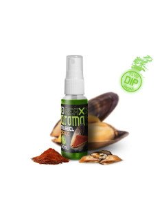 Delphin AromaX Mussel & Spice Dip-Spray 30ml Fluo Green Smoke Edition-Köder-JJ-Fishing
