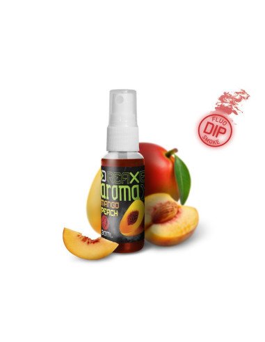 Delphin AromaX Mango & Pfirsich Dip-Spray 30ml Rot Smoke Edition-Köder-JJ-Fishing