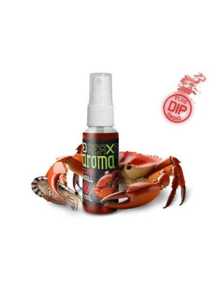 Delphin AromaX Krabbe & Krill Dip-Spray 30ml Rot Smoke Edition-Bait-JJ-Fishing