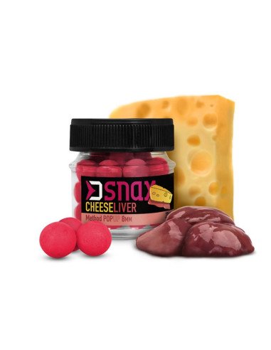 Delphin D Snax POP Köder Käse-Leber 5,5mm 20g-Pop Up´s-JJ-Fishing