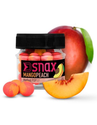 Delphin D Snax POP Köder Mango-Pfirsich 5,5mm 20g-Pop Up´s-JJ-Fishing
