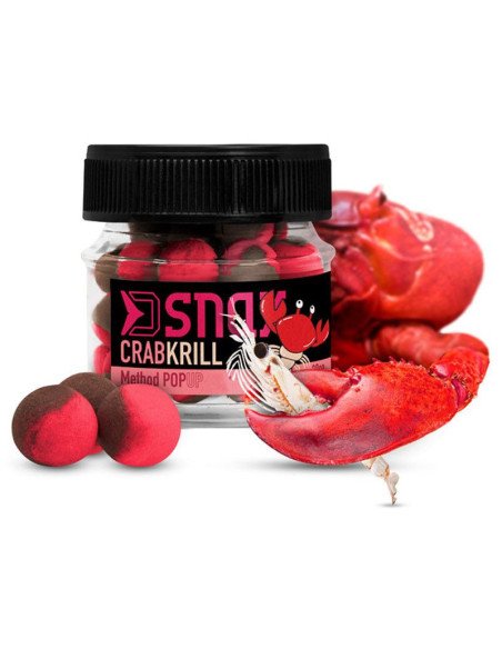 Delphin D Snax POP Köder Krabbe-Krill 5,5mm 20g-Pop Up´s-JJ-Fishing