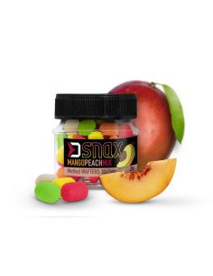 Delphin MIX D SNAX WAFTER Mango - Pfirsich Dumbel 7x5,5mm 20g Method Feeder Multi Mix Angelköder-Köder-JJ-Fishing