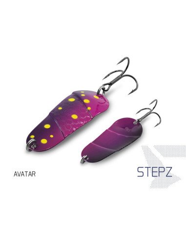 Delphin STEPZ Spoon AVATAR 1 Stück 7cm 10g Hook 2 Raubfisch Blinker Trout Bait Spinnköder Ultra Leicht-Blinker / Spinnköder-J...