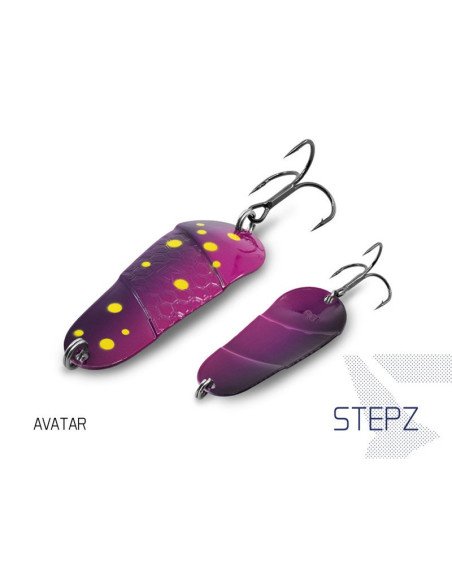 Delphin STEPZ Spoon AVATAR 1 Stück 7cm 10g Hook 2 Raubfisch Blinker Trout Bait Spinnköder Ultra Leicht-Blinker / Spinnköder-J...