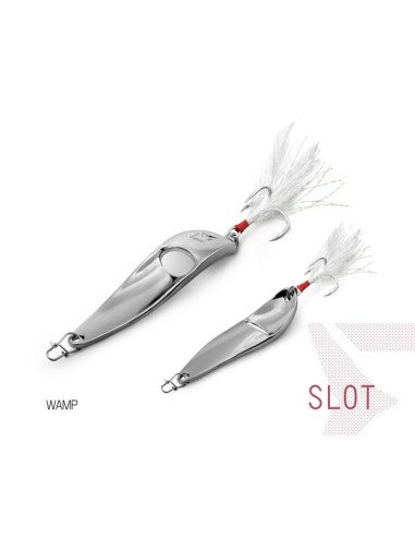 Delphin SLOT Spoon WAMP 1 Stück 7,6cm 20g Hook 4 Raubfisch Blinker Trout Bait Spinnköder Ultra Leicht-Blinker / Spinnköder-JJ...