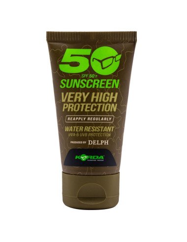 Korda Sun Screen SPF50 50ml Unfragranced Sonnenschutz Sonnen Creme-Angelzubehör-JJ-Fishing