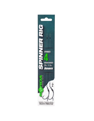 Korda Spinner Rig Spinner Size 4 25lb Barbed 2 Stück Angelvorfach-Vorfächer-JJ-Fishing