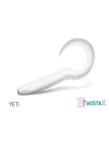 Delphin TwistaX Eeltail YETI 15cm UV Active Twister Eel 5 Stk. Gummifisch Spinnköder-Bait-JJ-Fishing