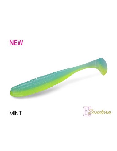 Delphin ZANDERA FlexiFLOAT MINT 12cm UV Active Gummifisch Zander Special Köder 5 Stk.-Köder-JJ-Fishing