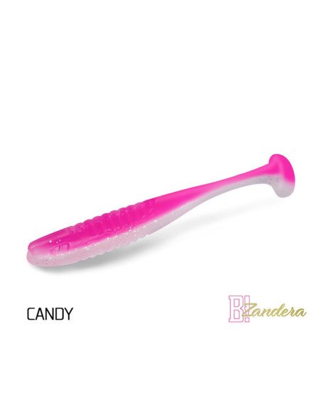 Delphin ZANDERA FlexiFLOAT CANDY 12cm UV Active Gummifisch Zander Special Köder 5 Stk.-Köder-JJ-Fishing