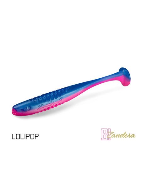 Delphin ZANDERA FlexiFLOAT LOLIPOP 12cm UV Active Gummifisch Zander Special Köder 5 Stk.-Köder-JJ-Fishing