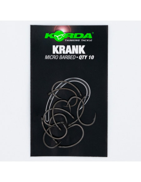 Korda Krank Size 8 Micro Barbed 10 Stück Angelhaken Extra Scharf-Hook & Co-JJ-Fishing