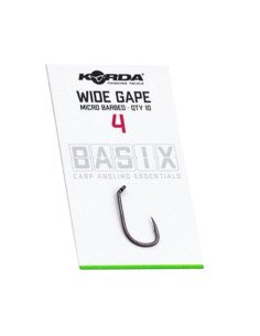 Korda Basix Wide Gape Size 4 Micro Barbed 10 Stück Angelhaken Extra Scharf Immens Stark-Hook & Co-JJ-Fishing 2