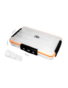 Delphin TBX One Kunstköderbox Spinnangler Box 360-4P Clip WP 360x230x50mm-Angelzubehör-JJ-Fishing