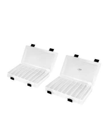 Delphin TBX Duo Kunstköderbox Spinnangler Box 355-16P Clip 355x231x60mm-Angelzubehör-JJ-Fishing