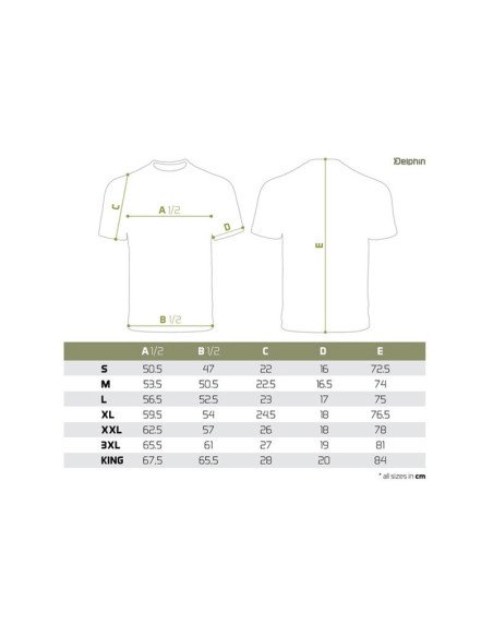 Delphin LOGOS T-Shirt Größe XXL Unisex Angelbekleidung-Hoodie, Shirts, Jacken & Co-JJ-Fishing