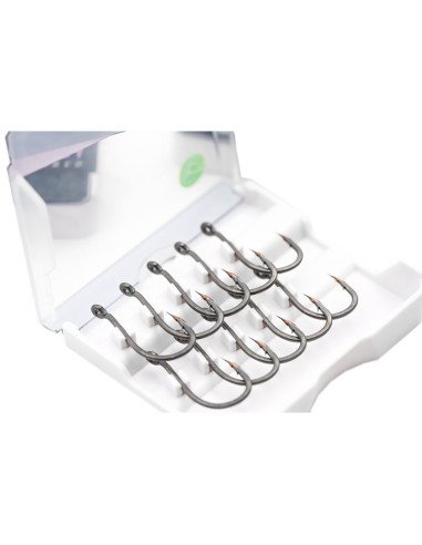 Korda Kamakura Choddy Size 8 Micro Barbed 10 Stück Extra Scharf Angelhaken in Transportbox-Hook & Co-JJ-Fishing