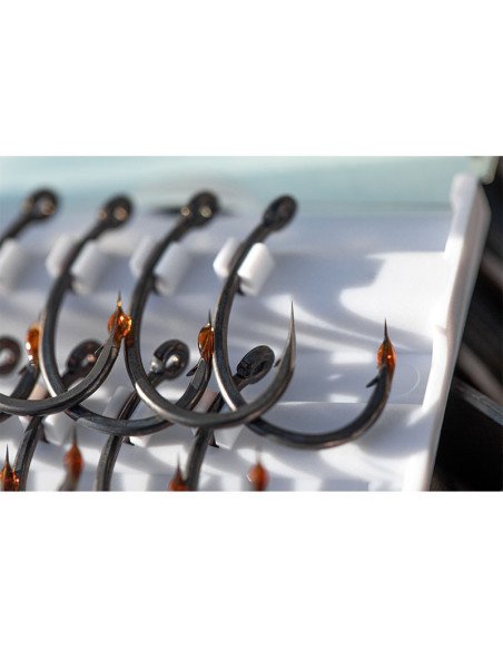 Korda Kamakura Krank Size 8 Micro Barbed 10 Stück Extra Scharf Angelhaken in Transportbox-Hook & Co-JJ-Fishing