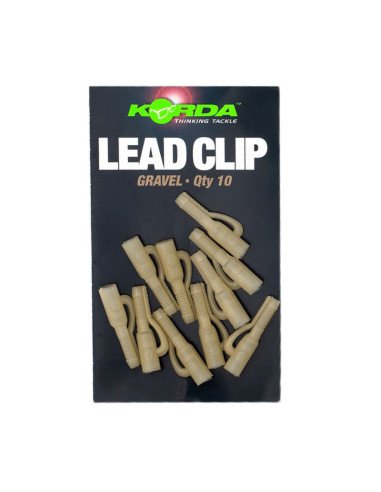 Korda Lead Clip Gravel 10 Stück Safty Clip Montage-Vorfachmaterial & Montage-Zubehör-JJ-Fishing