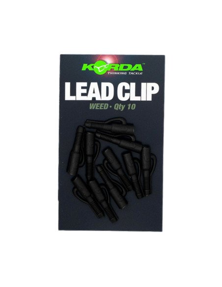 Korda Lead Clip Weed 10 Stück Safty Clip Montage-Vorfachmaterial & Montage-Zubehör-JJ-Fishing