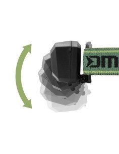 Delphin MONOX Kopflampe Stirnlampe Weißes und Grünes Licht Extra Stark USBC 120lm-Beleuchtung-JJ-Fishing 2