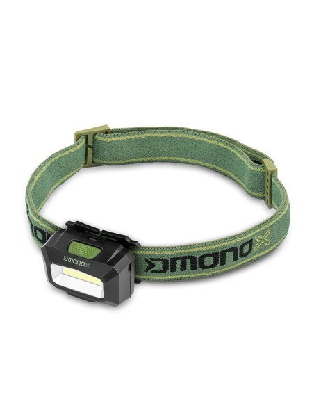 Delphin MONOX Kopflampe Stirnlampe Weißes und Grünes Licht Extra Stark USBC 120lm-Beleuchtung-JJ-Fishing