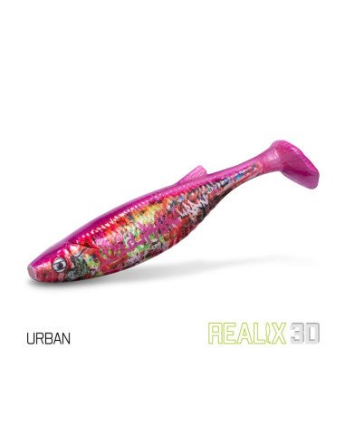 Delphin Realix 3D Urban 13cm 2Stk. Soft Lure Bait Gummifische Ultra Realistisch Raubfisch Magnet-Gummifische / Gummiköder-JJ-...