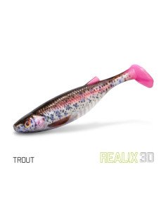 Delphin Realix 3D Trout 13cm 2Stk. Soft Lure Bait Gummifische Ultra Realistisch Raubfisch Magnet-Gummifische / Gummiköder-JJ-...
